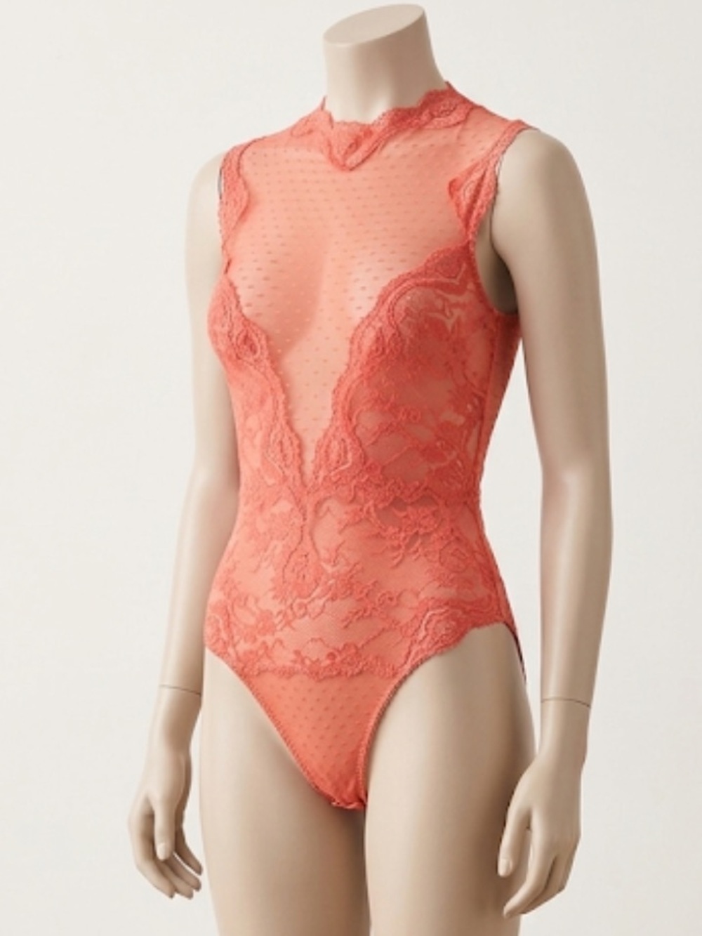 Victoria’s Secret Lace Bodysuit | Coquette Boudoir Lingerie | Sheer Floral